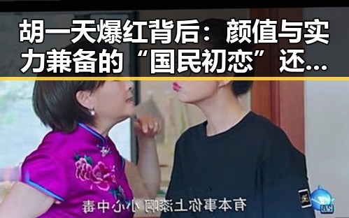 胡一天爆红背后:颜值与实力兼备的“国民初恋”还能走多远?✨
