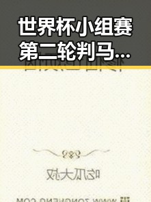 世界杯小组赛第二轮判马宁将主哨引关注国家卫生健康委加强麻醉药品管理